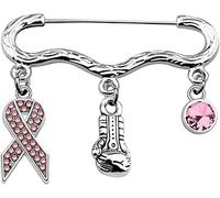 Breast Cancer Awareness Gift Pink Ribbon Pin Breast Cancer Survivor Gifts Breast Cancer Support Jewelry (Pink Ribbon Pin eu)
