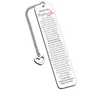 Breast Cancer Awareness Gifts, Breast Cancer Gifts for Woman, Cancer Care Gifts for Women, Cancer Comfort Gifts, Breast Cancer Survivor Gifts, End of Chemo Gifts, Bookmark Gifts for Cancer Patients