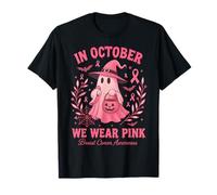 Breast Cancer Awareness Halloween In October We Wear Pink T-Shirt