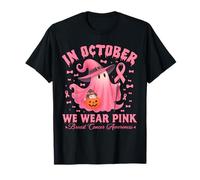 Breast Cancer Awareness Halloween In October We Wear Pink T-Shirt
