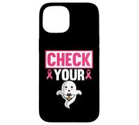 Breast Cancer Awareness Halloween Trick Or Treating Case for iPhone 15