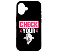 Breast Cancer Awareness Halloween Trick Or Treating Case for iPhone 16