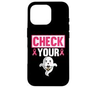 Breast Cancer Awareness Halloween Trick Or Treating Case for iPhone 16 Pro
