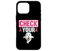 Breast Cancer Awareness Halloween Trick Or Treating Case for iPhone 16 Pro Max