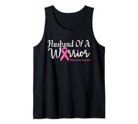 Breast Cancer Awareness Husband of a Warrior Pink Ribbon Tank Top