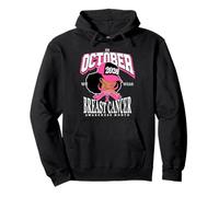 Breast Cancer Awareness Month 2026 October We Wear Pink Pullover Hoodie