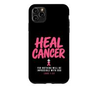 Breast Cancer Awareness Month He Can Heal Christian God Case for iPhone 11 Pro Max