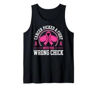 Breast Cancer Awareness Month Wrong Chick Pink Ribbon Tank Top