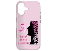 Breast Cancer Awareness October Pink Ribbon Butterfly Women Case for iPhone 17