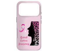 Breast Cancer Awareness October Pink Ribbon Butterfly Women Case for iPhone 17 Pro