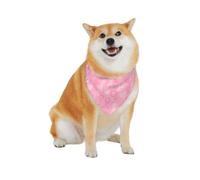 Breast Cancer Awareness Pattern Dog Bandanas, Comfortable Cotton Triangle Bibs Scarfs for Dogs Or Cats,Cute Pet Kerchief for Medium Large Dogs-Xx-Large