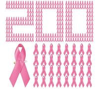 Breast Cancer Awareness Pink Ribbon Pin Breast Cancer Gifts for Women Girls Charity Public & Social Event Public Welfare Party Supplies Memorials Activity Survivor Campaign Party, One size, Alloy