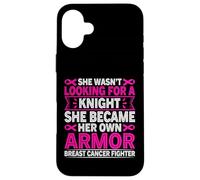 Breast Cancer Awareness Pink Ribbon Strong Women Fighters Case for iPhone 16 Plus