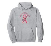 Breast Cancer Awareness Quote Shirt Together We Rise in Pink Pullover Hoodie