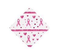 Breast Cancer Awareness Ribbon Car Air Freshener Decorative Hanging Aromatherapy Tablets for Car Trucks Rhombus