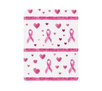 Breast Cancer Awareness Ribbon Car Air Freshener Decorative Hanging Aromatherapy Tablets for Car Trucks Square