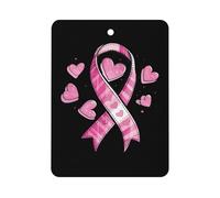 Breast Cancer Awareness Ribbon Car Air Freshener Hanging Car Incense Chip Diffuser Scented Decor for Car Interior Accessories Gray-style