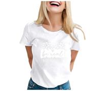 Breast Cancer Awareness Shirt Heart Pink Ribbon Tshirt Cancer T Shirt Survivor Tops Womens T Shirts Let's F##K Polo Shirts for Women UK Pink Breast Gifts October Family (White,M)