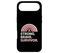 Breast Cancer Awareness Strong Brave Survivor Rainbow Case for iPhone Air