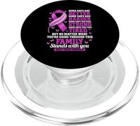Breast Cancer Awareness Support Family PopSockets PopGrip for MagSafe