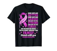 Breast Cancer Awareness Support Family T-Shirt