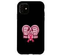 Breast Cancer Awareness Tee- Empowering Hope and Strength Case for iPhone 11