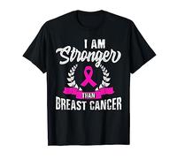 Breast Cancer Awareness Tshirt I Am Stronger Than T-Shirt