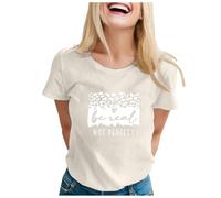 Breast Cancer Awareness Tshirt Pink Ribbon Pink Shirt This is My Cancer Fighting Shirt T-Shirt Summer Tops for Women UK Race for Life T Neon T Ladies Breast Gifts Women (Beige,L)