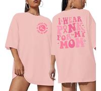 Breast Cancer Awareness Tshirt T-Shirt Ribbon Shirt This is My Cancer Fighting Shirt T-Shirt Tops Survivor Tshirt Pink Adults Ladies Funny Treatment Gift October Family (Pink,XL)