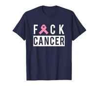 Breast Cancer Beat Cancer T-Shirt, Men, Navy Blue, X-Large