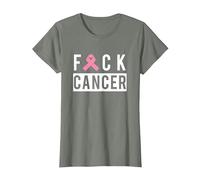 Breast Cancer Beat Cancer T-Shirt, Women, Olive Heather, Medium