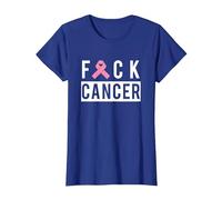 Breast Cancer Beat Cancer T-Shirt, Women, Royal Blue, Medium