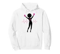 Breast Cancer Black Girl Magic Afro Women Brown Skin Pullover Hoodie