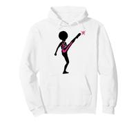 Breast Cancer Black Girl Magic Afro Women Brown Skin Pullover Hoodie