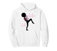Breast Cancer Black Girl Magic Afro Women Brown Skin Pullover Hoodie