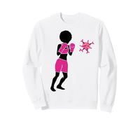 Breast Cancer Black Girl Magic Afro Women Brown Skin Sweatshirt