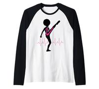 Breast Cancer Black Girl Magic Afro Women Fight Kick Survive Raglan Baseball Tee