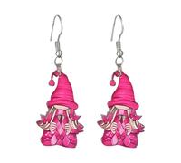 Breast Cancer Charms, Pink Ribbon Charm for Jewelry Making, Breast Cancer Awareness Enamel Charm Pendants for Bracelets Necklaces Earrings Craft Making Accessories