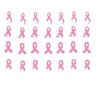 Breast Cancer Collection (Breast Cancer Awareness Vinyl Stickers Ribbon Pink c2)