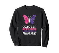 Breast Cancer & Domestic Violence Awareness, Butterfly Sweatshirt