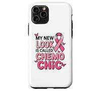 Breast Cancer Fighter Pink Ribbon Chemo Chic Butterfly Case for iPhone 11 Pro