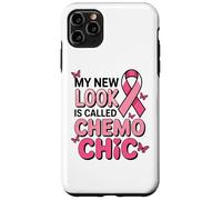 Breast Cancer Fighter Pink Ribbon Chemo Chic Butterfly Case for iPhone 11 Pro Max