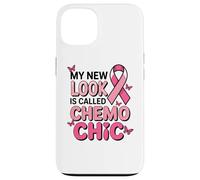 Breast Cancer Fighter Pink Ribbon Chemo Chic Butterfly Case for iPhone 13