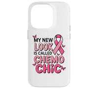 Breast Cancer Fighter Pink Ribbon Chemo Chic Butterfly Case for iPhone 14 Pro