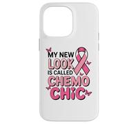 Breast Cancer Fighter Pink Ribbon Chemo Chic Butterfly Case for iPhone 14 Pro Max