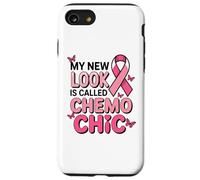 Breast Cancer Fighter Pink Ribbon Chemo Chic Butterfly Case for iPhone SE (2020) / 7/8