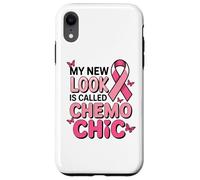 Breast Cancer Fighter Pink Ribbon Chemo Chic Butterfly Case for iPhone XR