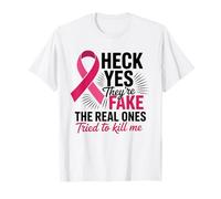 Breast Cancer Fighter Pink Ribbon Mastectomy Survivor T-Shirt