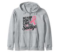 Breast Cancer Fighter Pink Ribbon Survivor Warrior Zip Hoodie