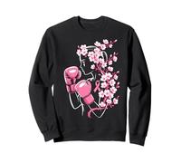Breast Cancer Fighters Awareness Wear Pink Ribbon Sweatshirt